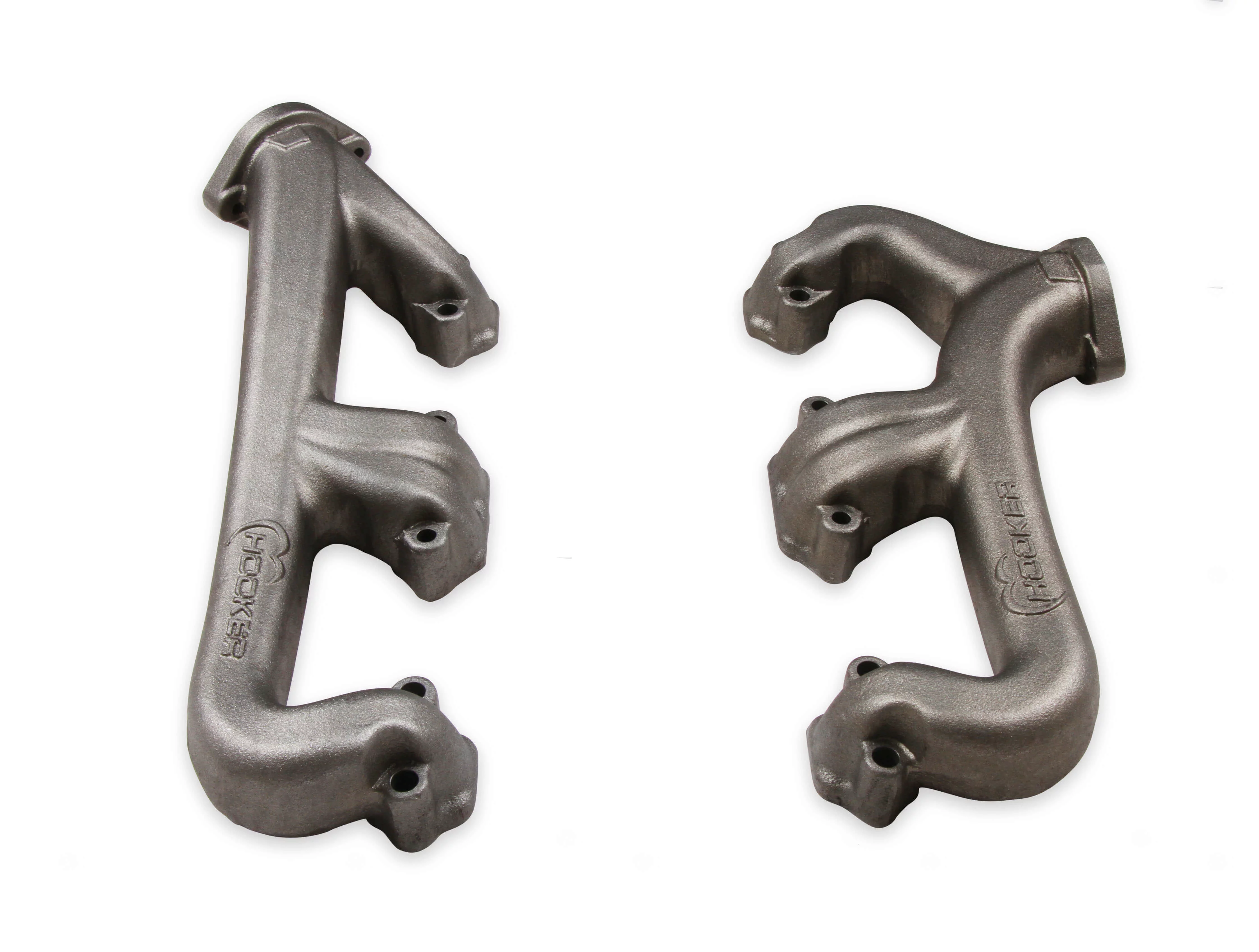 Hooker 8527HKR Cast Iron Exhaust Manifolds D-Port Natural Fits select: 1967-1974 CHEVROLET CAMARO, 1968-1969 CHEVROLET CHEVELLE