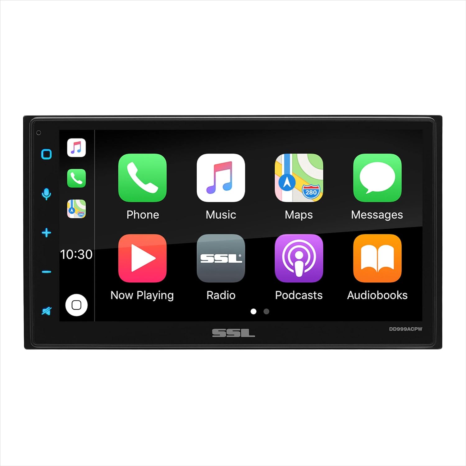Sound Storm Laboratories SDC26B Car Stereo - Single Din, Bluetooth Audio and Hands-Free Calling, Built-in Microphone, MP3 Player, CD, USB Port, AUX Input, AM/FM Radio Receiver, Wireless Remote Control Pack of 2