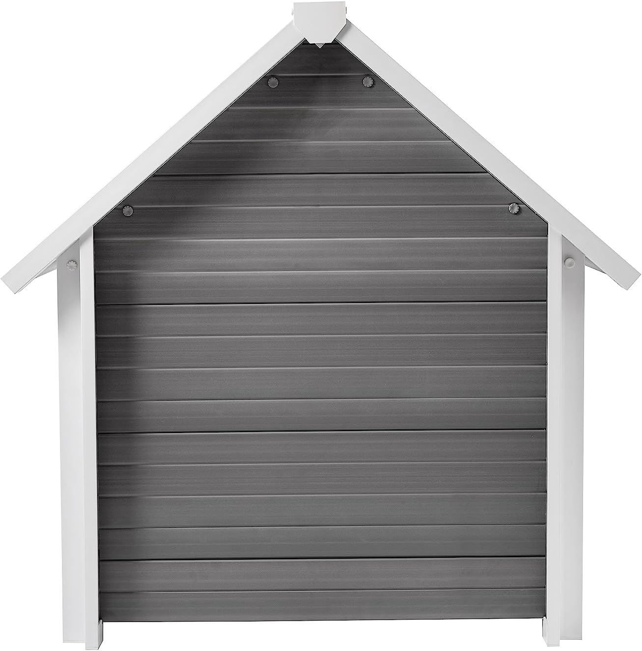 Extra Large ECOFLEX® Pet Dog House - Outdoor Bunk Style Shelter for Dogs up to 150lbs - Raised Floor for Flow Through Ventilation, Weather Proof & Easy to Clean - 10 Year Manufacturer's Warranty