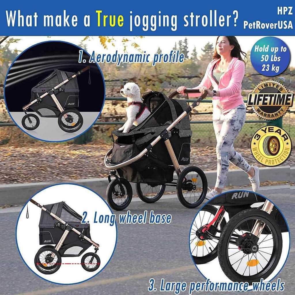 HPZ Pet Rover Run Jogging/Running Stroller - Pet Supplies online store