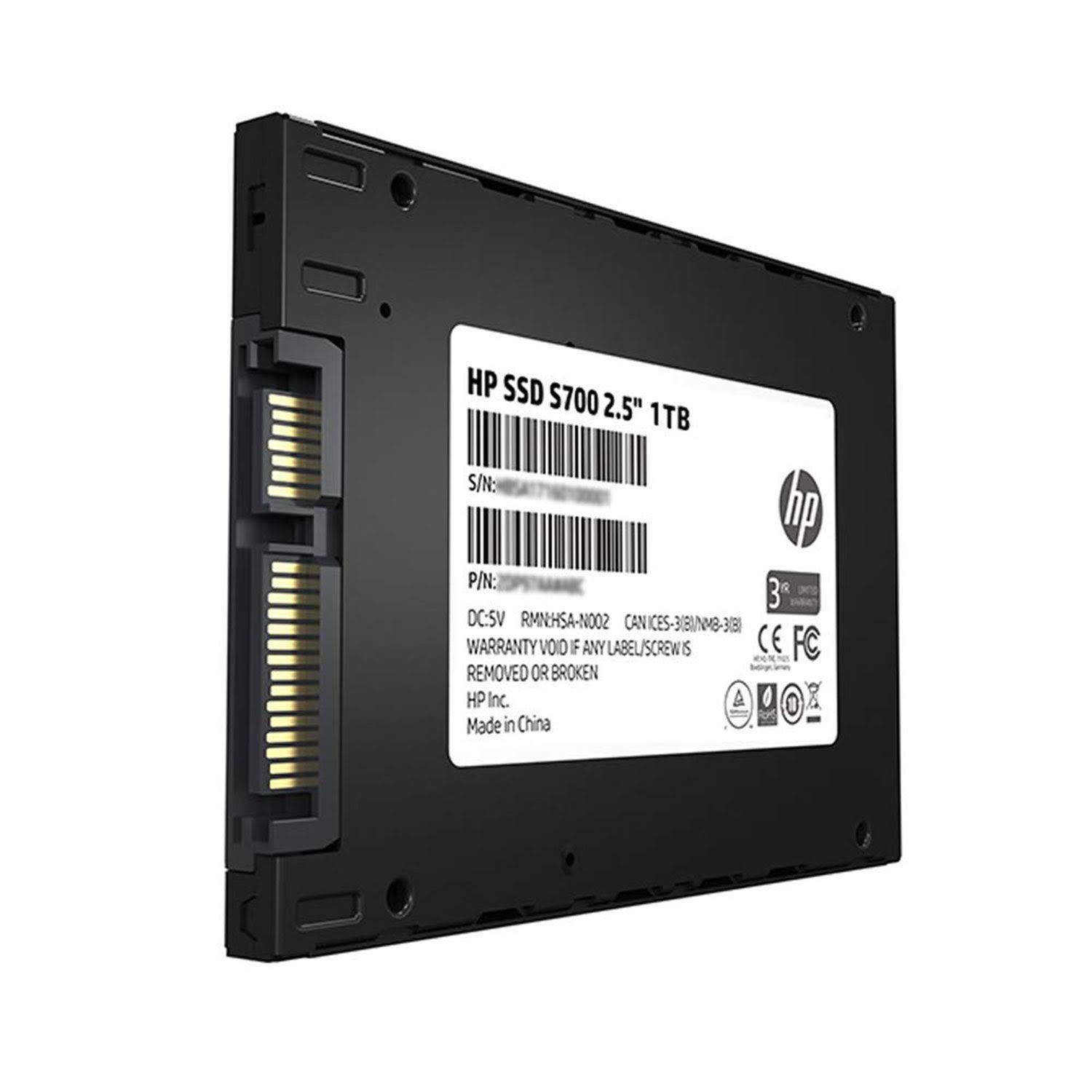 HP S700 2.5x22 1TB SATA III 3D TLC Internal SSD Solid State Drive