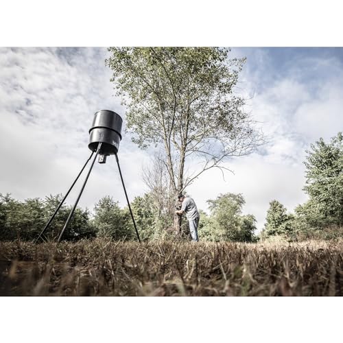 WILDGAME INNOVATIONS 225 lb Quick-Set Game Feeder Bundle with 12V Rechargeable Battery for Feeders
