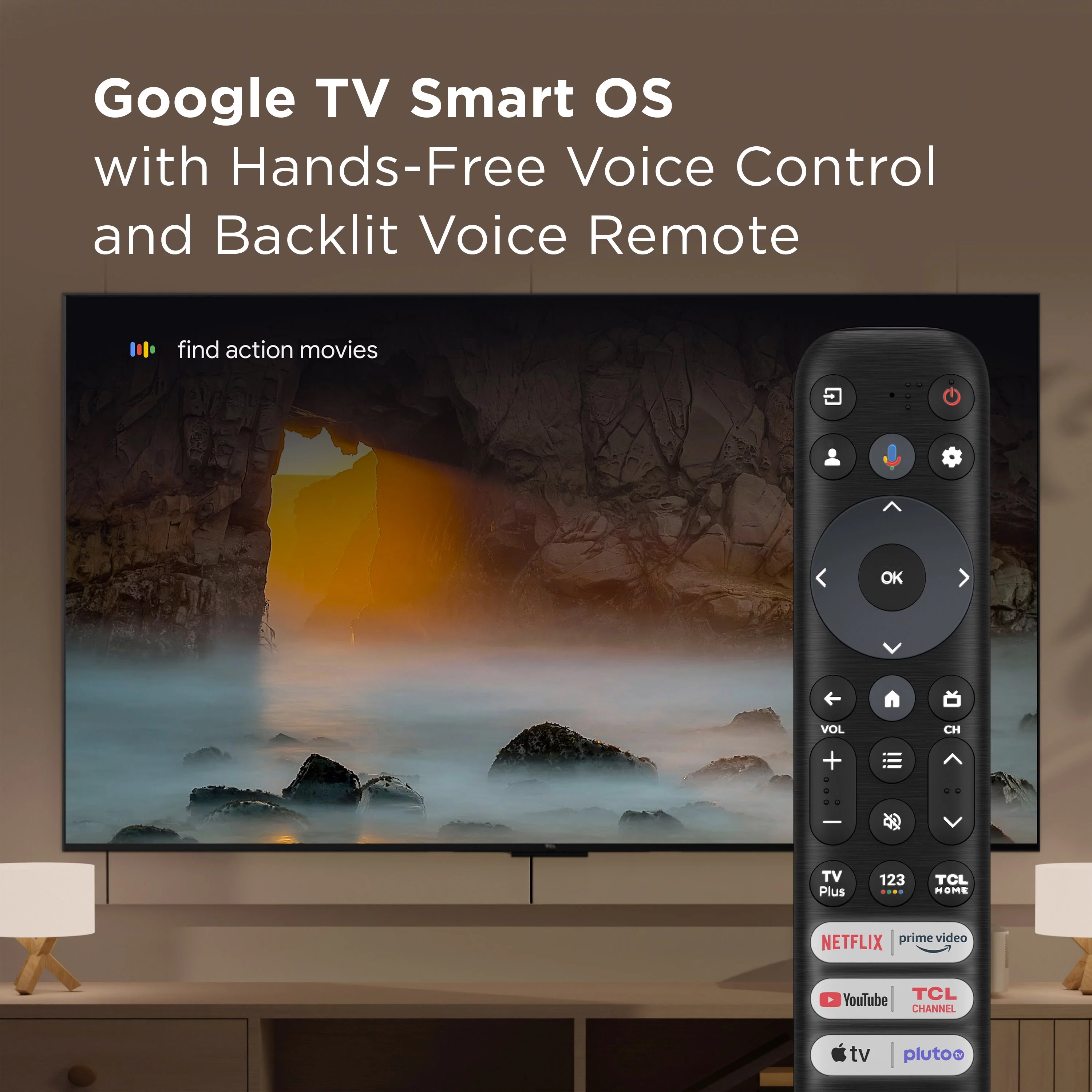 TCL 65” Class Q Class 4K MINI-LED, QLED, 120Hz, Local Dimming, Dolby Vision HDR & Dolby Atmos, Up to 240 VRR Gaming, Smart TV with Google TV, Built-in Google Assistant with Voice Remote, 65QM850G