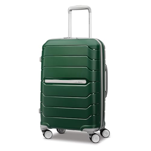 Samsonite Freeform 21-Inch Hardside Carry-On Luggage - Hardshell Carry-On Suitcase - TSA, Airline-Approved - Expandable Hard Shell, Smooth Rolling Spinner Wheels for Lightweight Travel - Navy