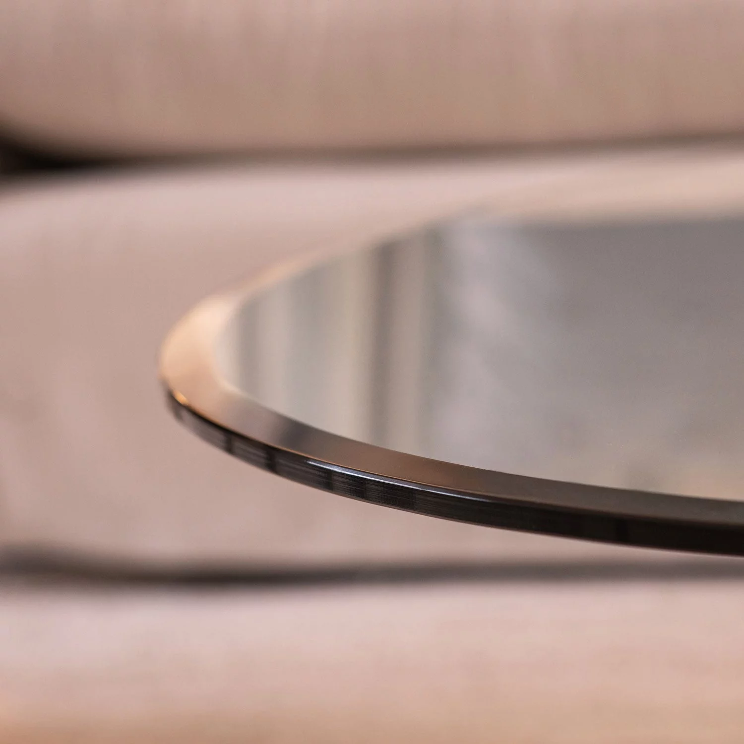 30" Round Clear Tempered Glass Table Top By Spancraft Glass