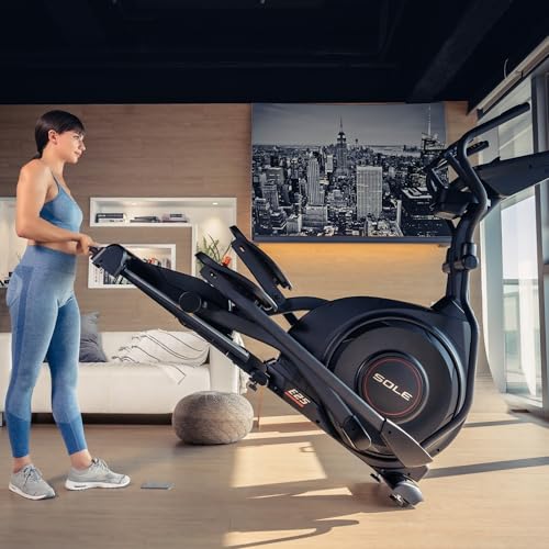 SOLE Fitness Elliptical Exercise Machines, Models E25, E35, E95, E95S, E98, Elliptical Machines for Home Use, Home Exercise Equipment for Cardio Training, Work from Home Fitness Stepper Machine
