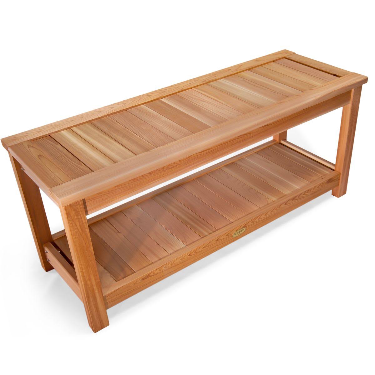 All Things Cedar SB44 Deluxe Sauna Bench - Cedar