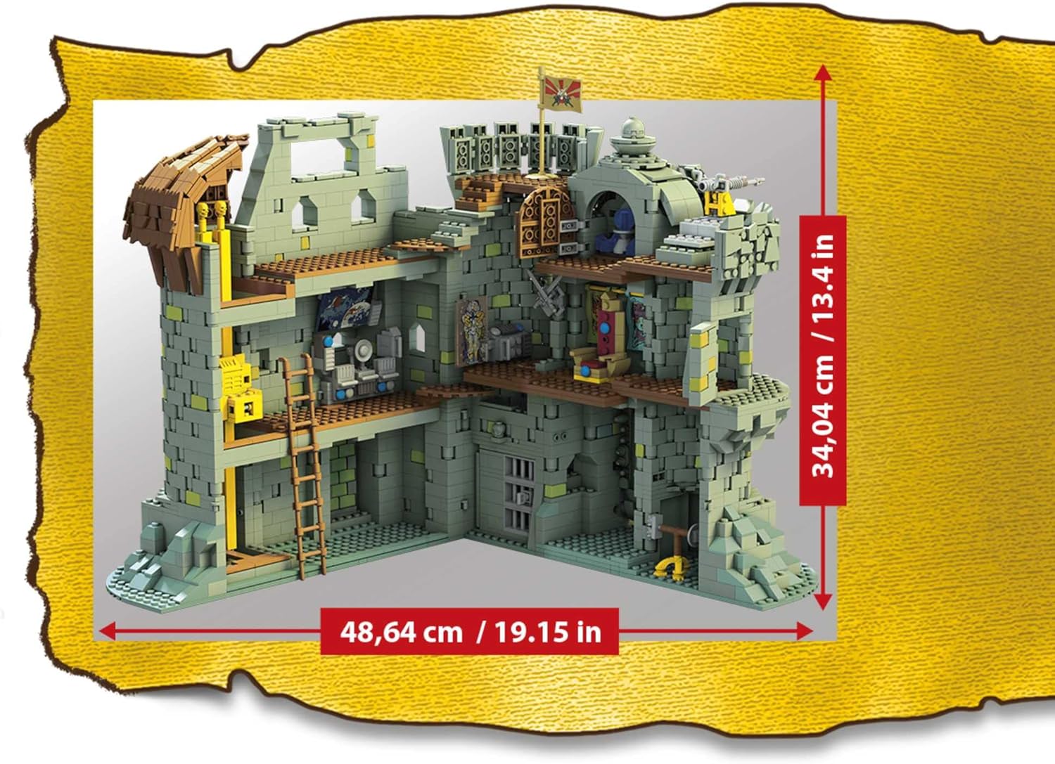 ​MEGA Masters of the Universe Castle Grayskull MOTU Construction Set, Building Toys for Boys [Amazon Exclusive]