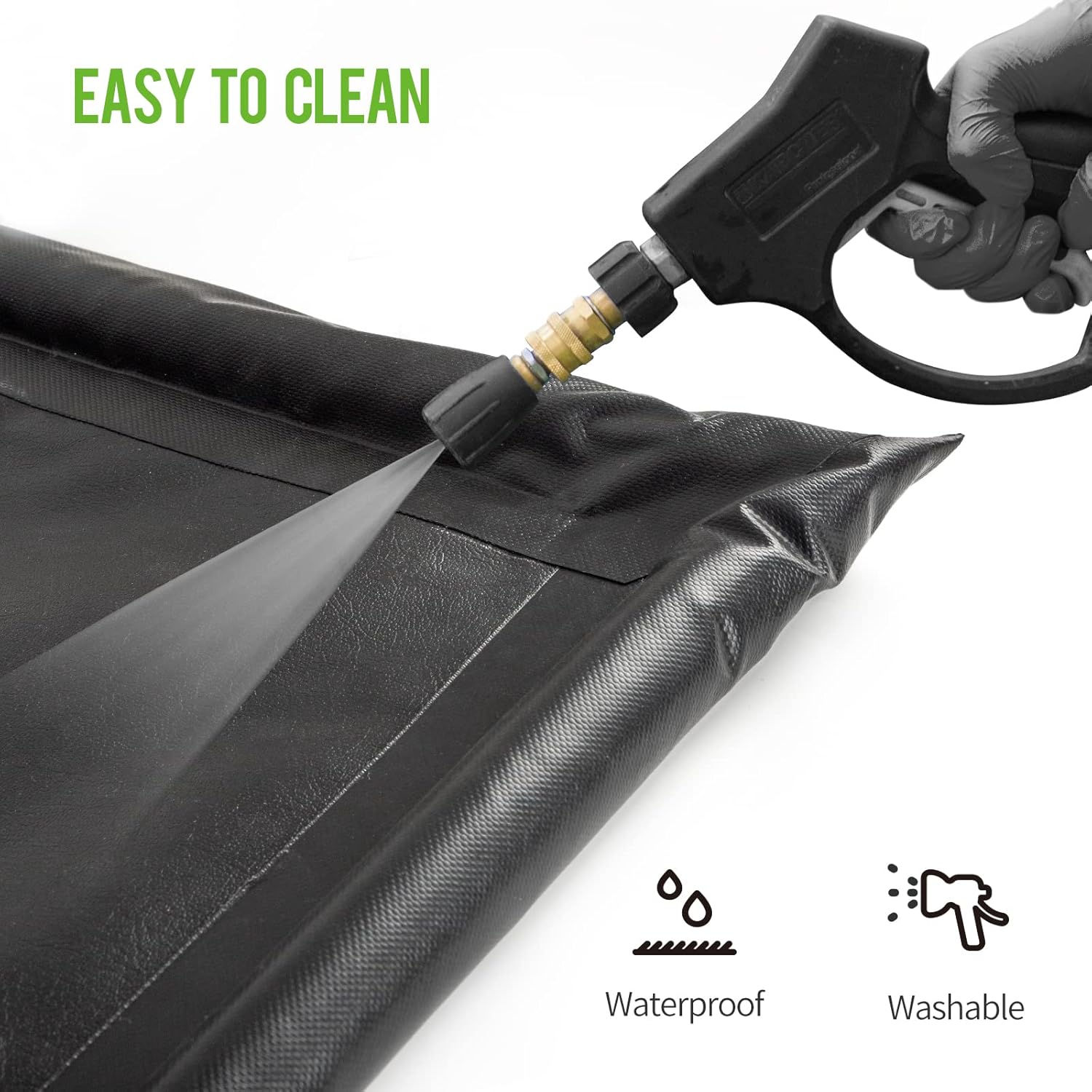WELKIN Containment Mat,(7'9 x 18'),Non-Slip Garage Floor Mat - Heavy Duty Waterproof Protection from Snow, Rain and Mud for Cars