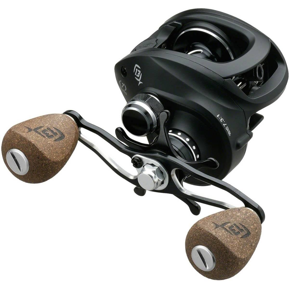 13 Fishing Concept A 7.3:1 Left Hand Casting Reel, Black