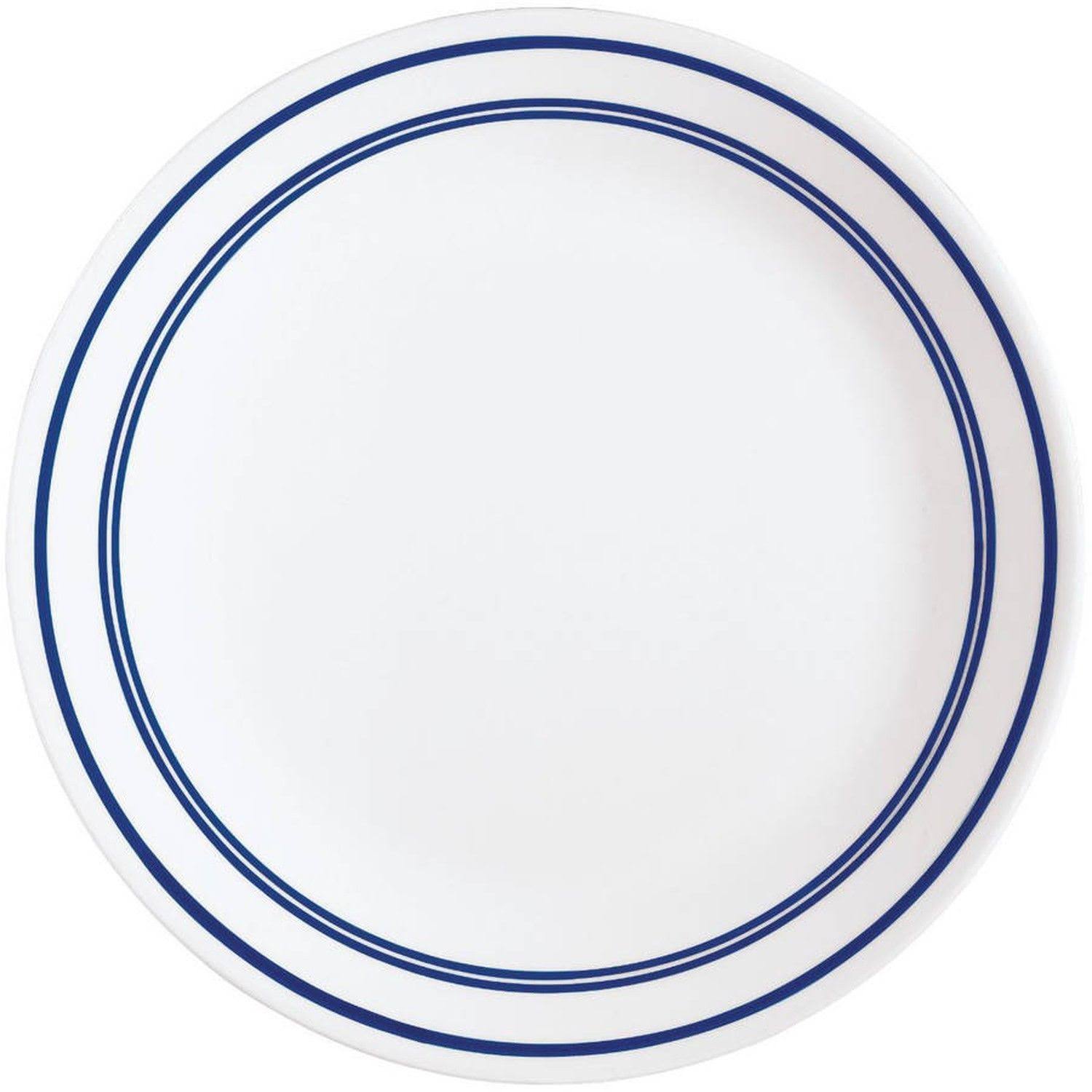 Corelle Livingware Classic 16-Piece Dinnerware Set, Cafe Blue - 4 count