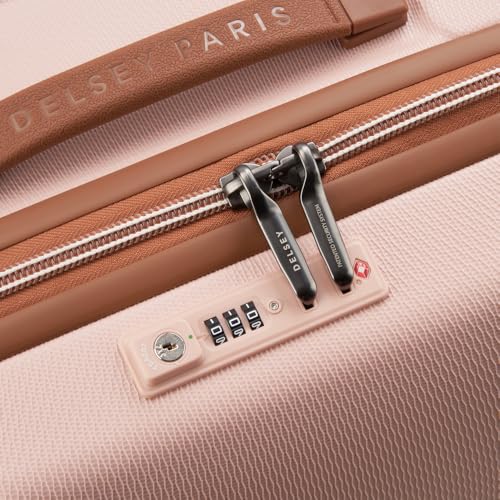 DELSEY PARIS Chatelet Air 2.0 Hardside Luggage with Spinner Wheels, Angora, Checked-Large 28 Inch