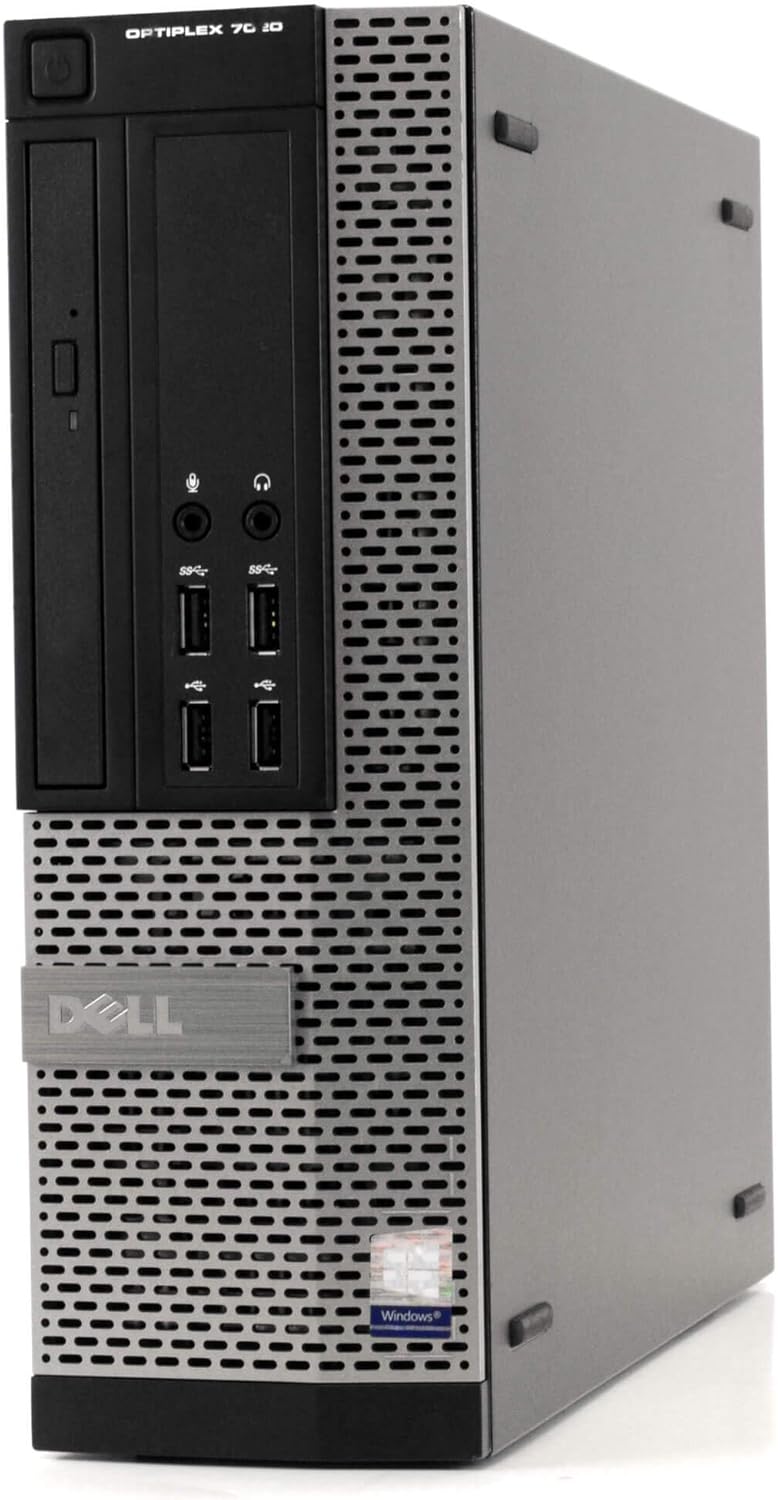 Dell Optiplex 4th Generation Desktop Computer | Quad Core Intel i5 (3.2) | 16GB DDR3 RAM | 500GB SSD Solid State | Windows 10 Professional | Home or Office PC (Renewed)
