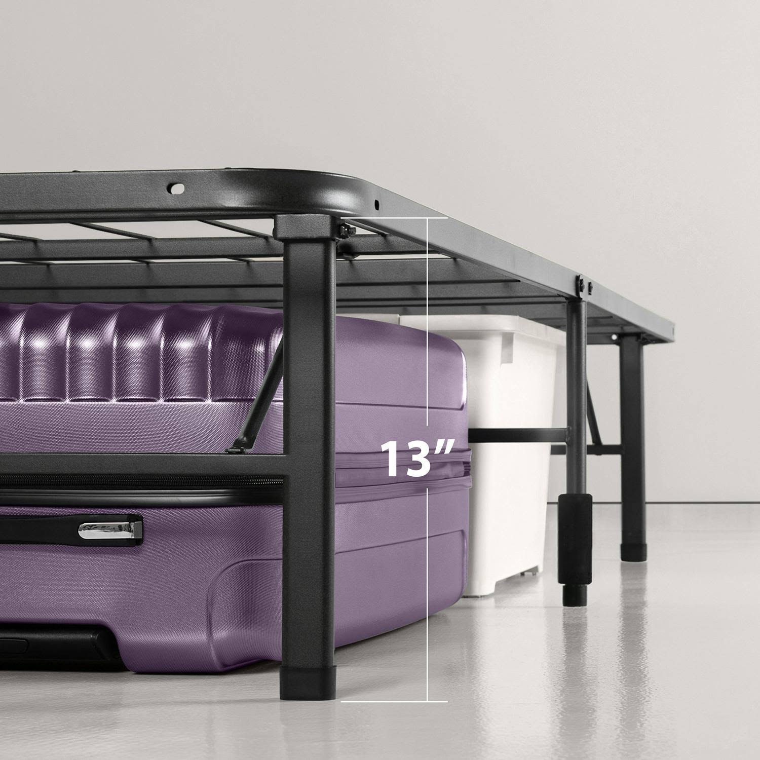 Spa Sensations Steel Smart Base Bed Frame Black