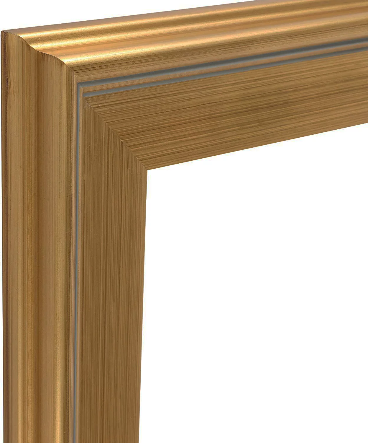 Creative Mark Plein Air Wooden Picture Frame - 3X4 Gold - Professional Single Frame for Art Panels, Stretched Canvas, Pictures and More, glass and backing not included