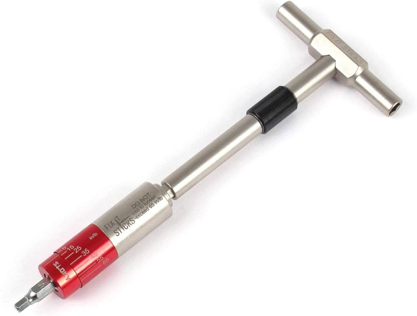 Fix It Sticks 15-65 Inch Lbs All-in-One Torque Driver Kit with T-Way Wrench + Locking Ratcheting T-Way Wrench