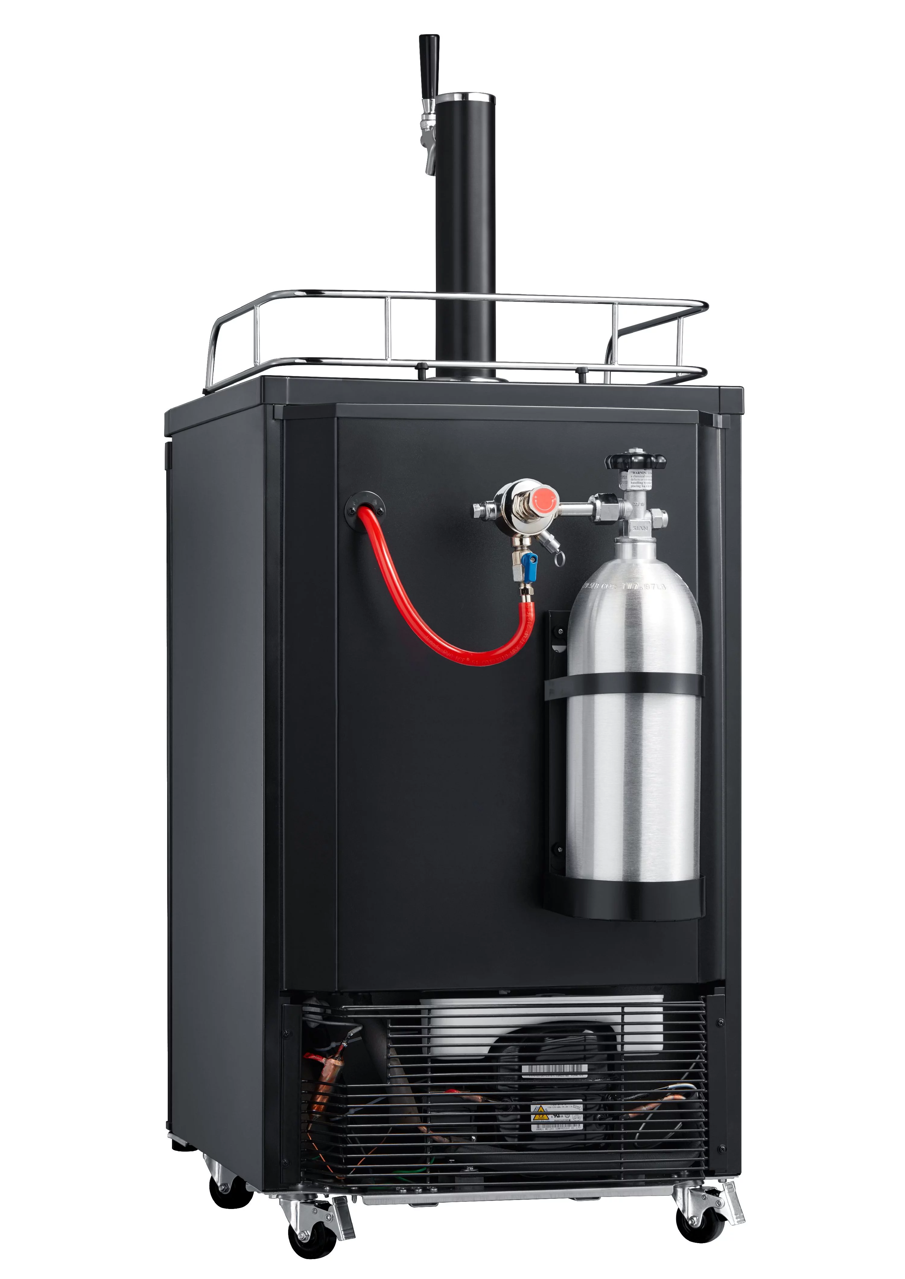 Arctic King Single Tap Kegerator, 4.9 cu. ft, Black, ABDA049ADBS