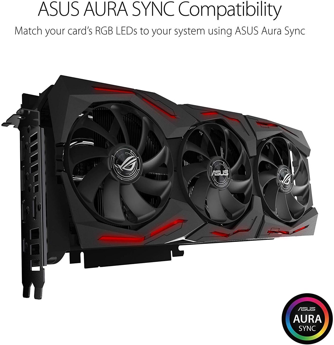 ASUS ROG Strix GeForce RTX 2080TI Overclocked 11G GDDR6 HDMI DP 1.4 USB Type-C Gaming Graphics Card (ROG-STRIX-RTX-2080TI-O11G) (Renewed)