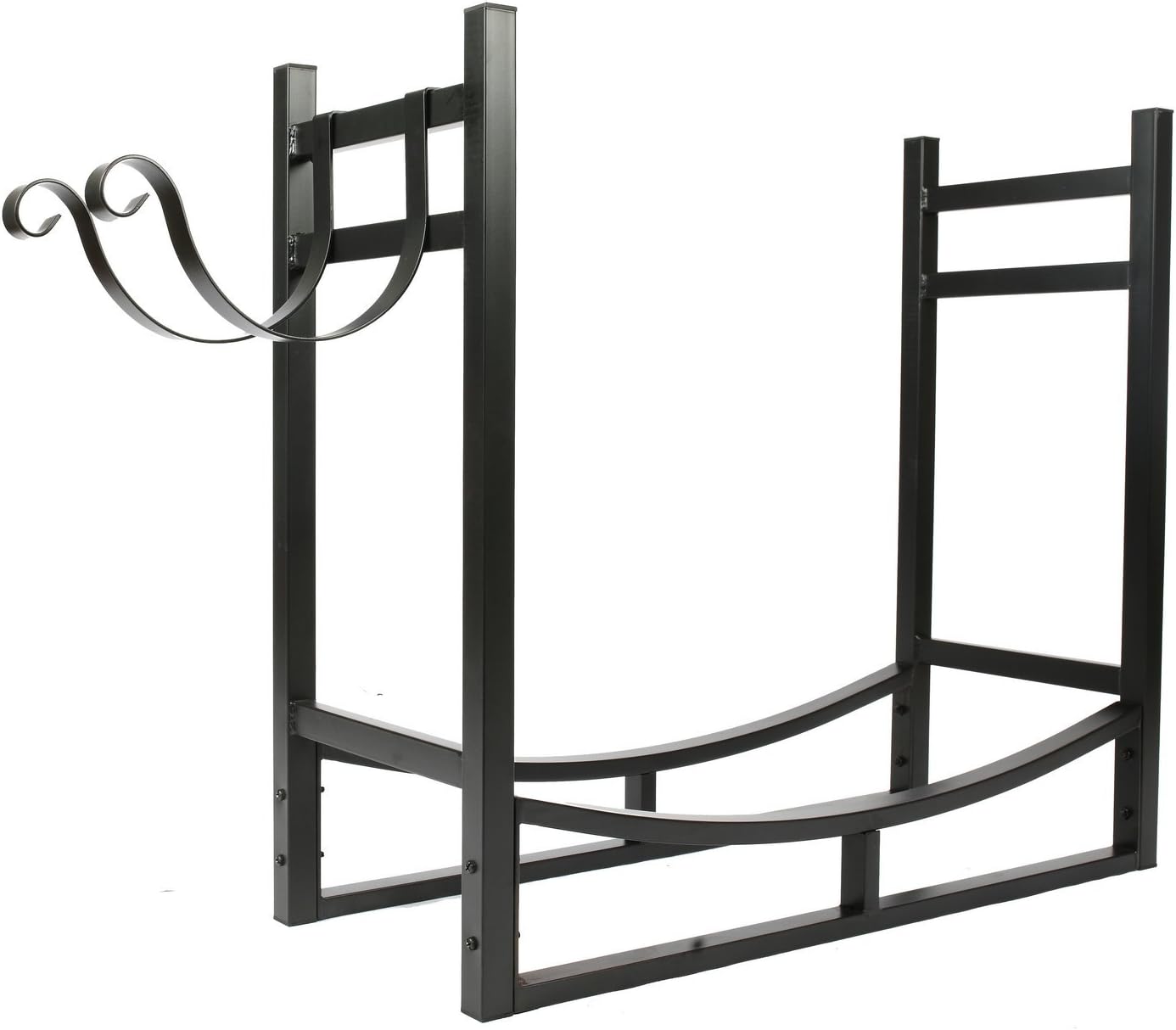 1. GO 3 Feet Indoor/Outdoor Heavy Duty Firewood Log Rack with wood Holder, 30 Inch Tall