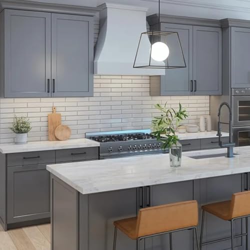 Riley & Higgs Primed Curved Front Trimless Wood Range Hood Cover - Wall Mounted Wood Range Hood Covers, Plywood and Maple