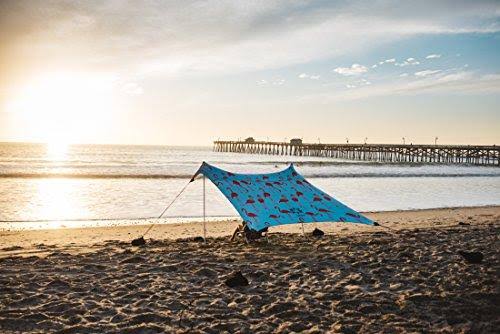 Neso Tents Beach Tent with Sand ANCHOR, Portable Canopy Sun Shelter, 7 x 7ft - Patented Reinforced Corners