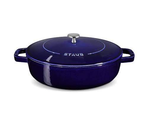 Staub Cast Iron 4-Quart Braiser - Grenadine