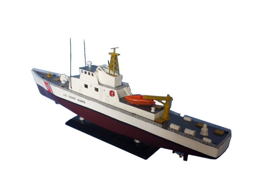 Hampton Nautical USCG Coastal Patrol Boat 18 - United States Wooden Model Boat - Limited Edition