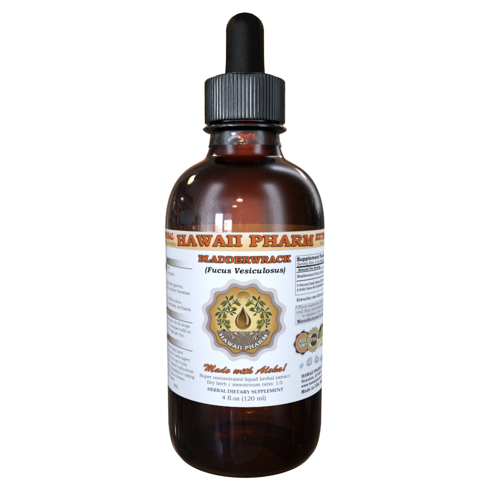 Bladderwrack (Fucus Vesiculosus) Tincture, Dried Whole Plant Liquid Extract, Black Tang, Herbal Supplement 2 oz
