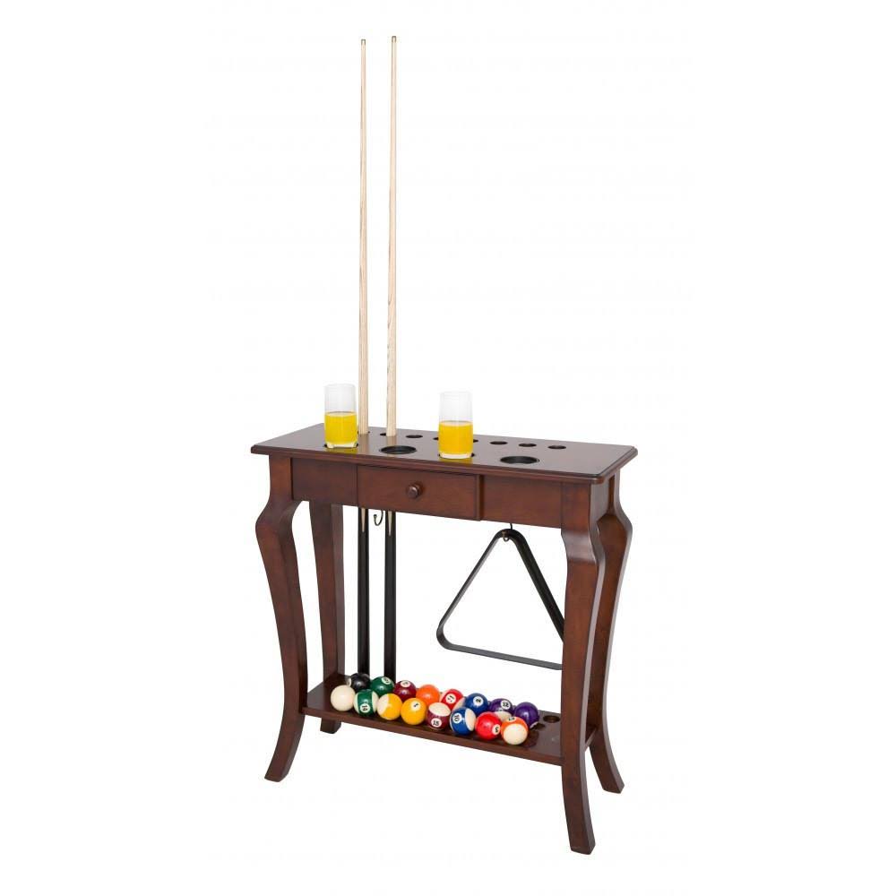 Carmelli NG2565W Deluxe Floor Cue Rack - Walnut Finish