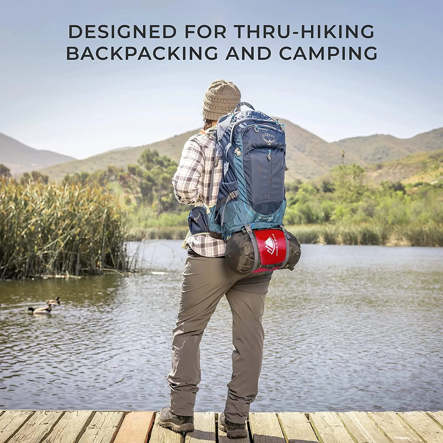 1 15°F Cold Weather Hiking & Backpacking Sleeping Bag - 650 FP 3 Season Sleeping Bags for Adults - 1 with Compression Stuff Sack