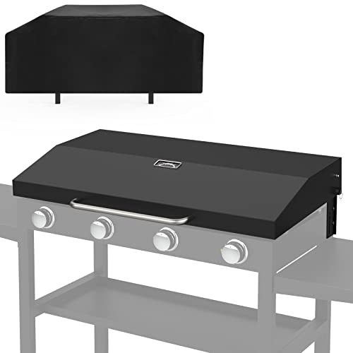Upgrade Griddle Hinged Lid for Blackstone 36 inch Griddle 1554 1863 1825 2177 1984 and More, Griddle Hard Cover Hood with Thermometer for Blackstone Flat Top 36" Griddle Lid