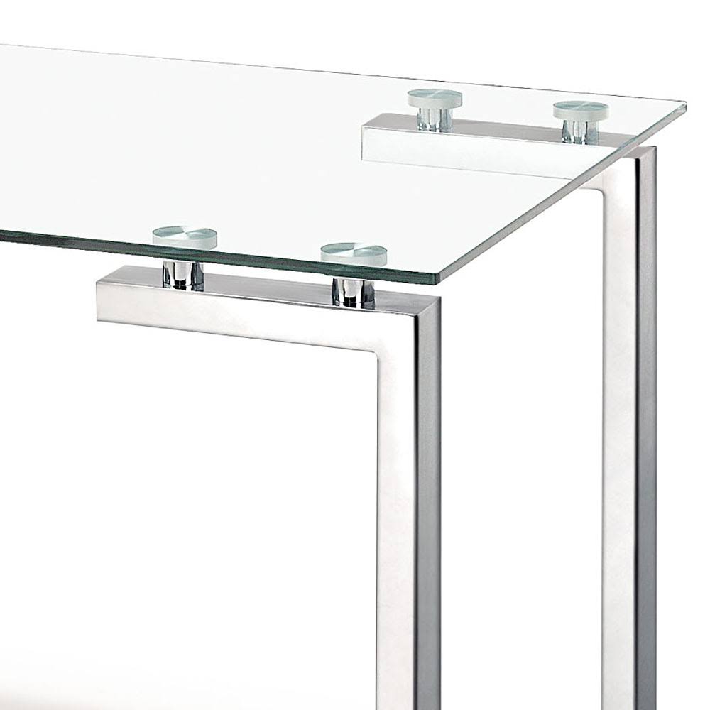 Zuo Modern Roca Dining Table Stainless Steel