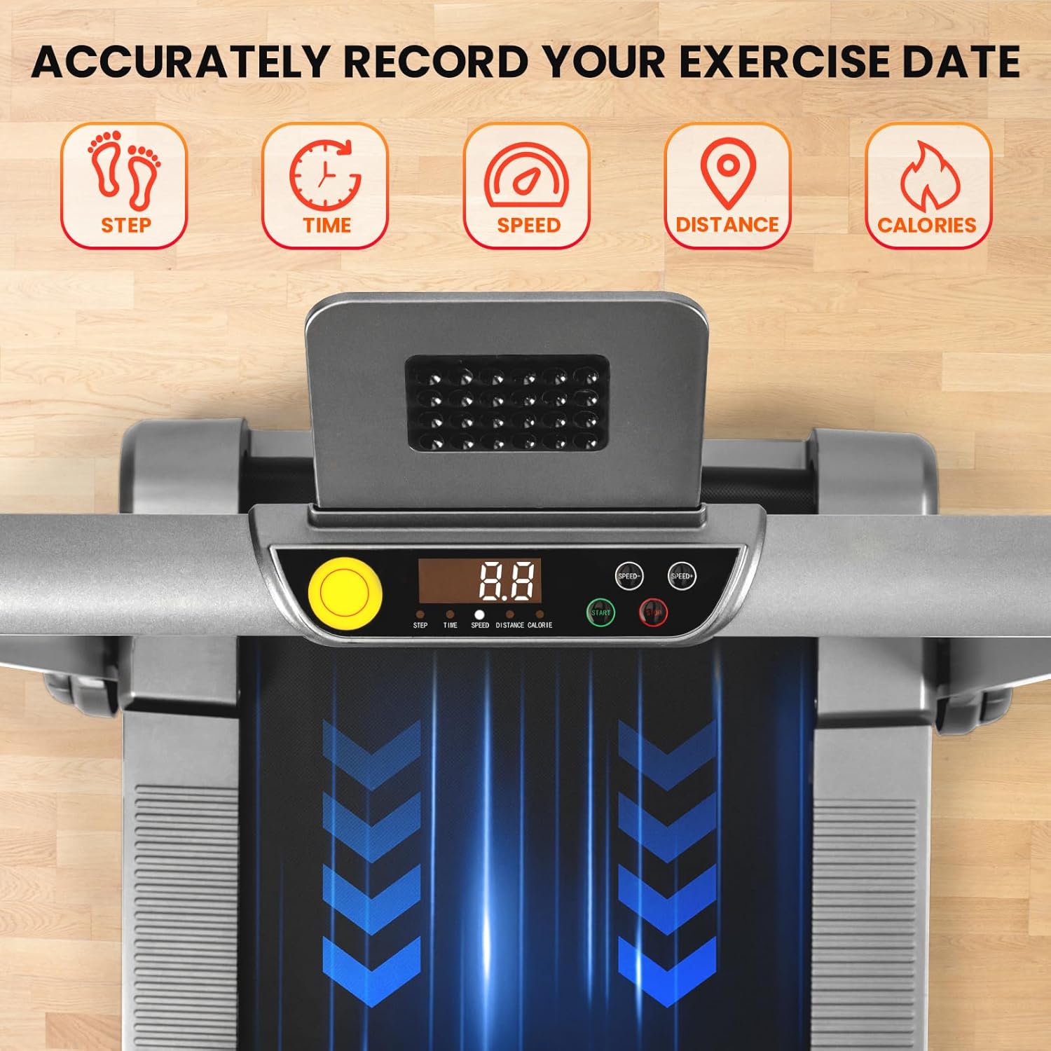 2 in 1 Foldable Treadmill with Incline,Walking Pad Treadmill for Home Office,Under Desk Treadmill 2.5HP, 330 LBS Weight Capacity