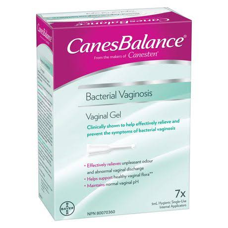 CanesBalance Bacterial Vaginosis 2 x 7 x 5ml Applicators Canada
