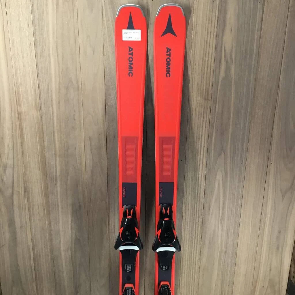 Atomic Savor 5 New Ski with Bindings 158 (Red)