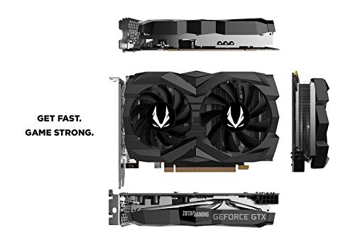 ZOTAC Gaming GeForce GTX 1660 6GB GDDR5 192-bit Gaming Graphics Card, Super Compact, ZT-T16600F-10L