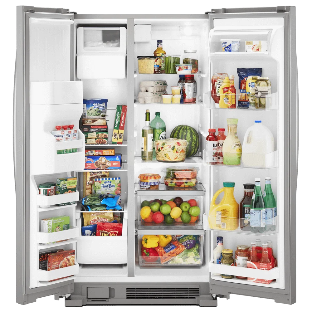 Whirlpool Wrs331sdh 33" Wide 21 Cu. Ft. Energy Star Certified Side By Side Refrigerator -