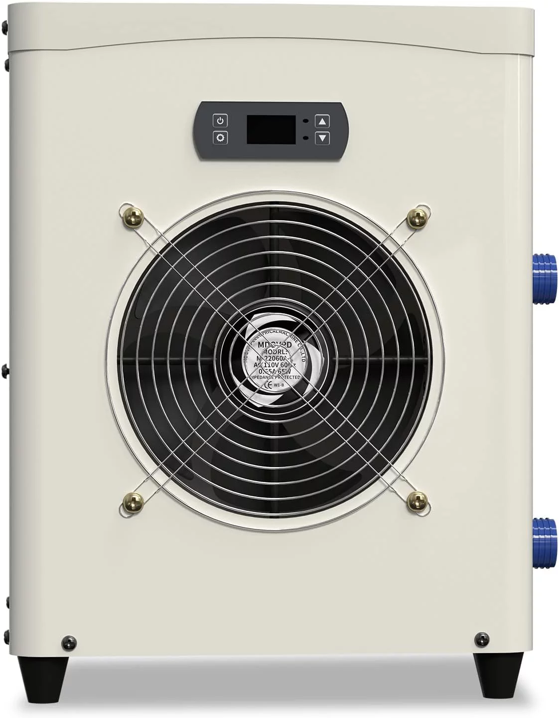 Pool Heater for Above Ground Pools, Mini Swimming Pool Heat Pump for Above-Ground Pools, Electric Pool Heater 14300 BTU/hr,Up to 4000 gallons, 3.45 kW/110V /60Hz
