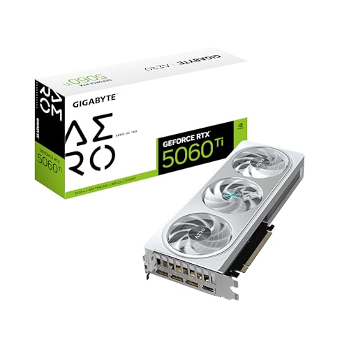 GIGABYTE GeForce RTX 5060 Ti Gaming OC 16G Graphics Card, 16GB 128-bit GDDR7, PCIe 5.0, WINDFORCE Cooling System, GV-N506TGAMING OC-16GD Video Card