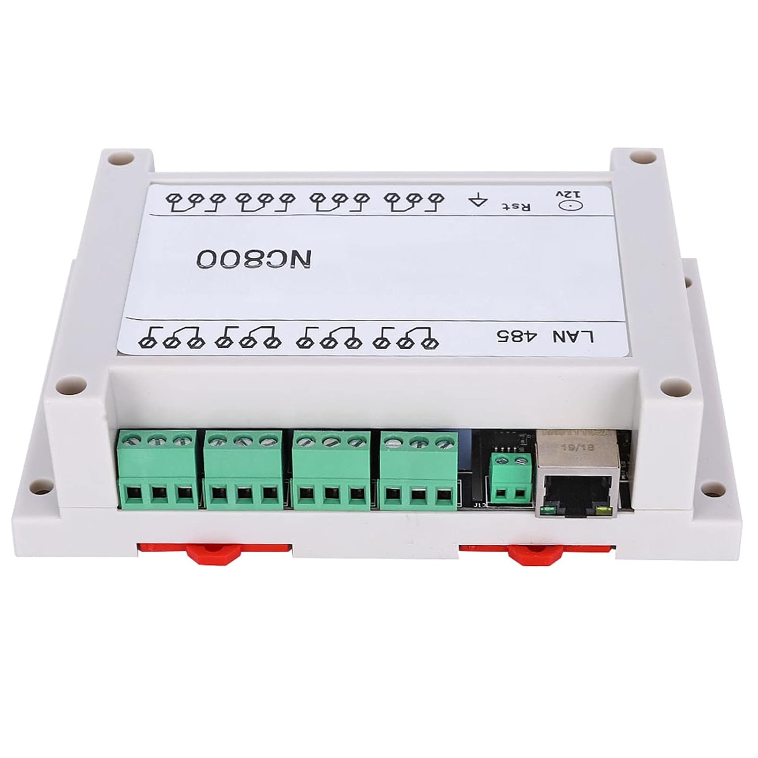 Ethernet RJ45 TCP/IP Relay Remote Control Controller Network Web Server 8 Channels Relay Module Board 250V/AC 10A with Case(White)