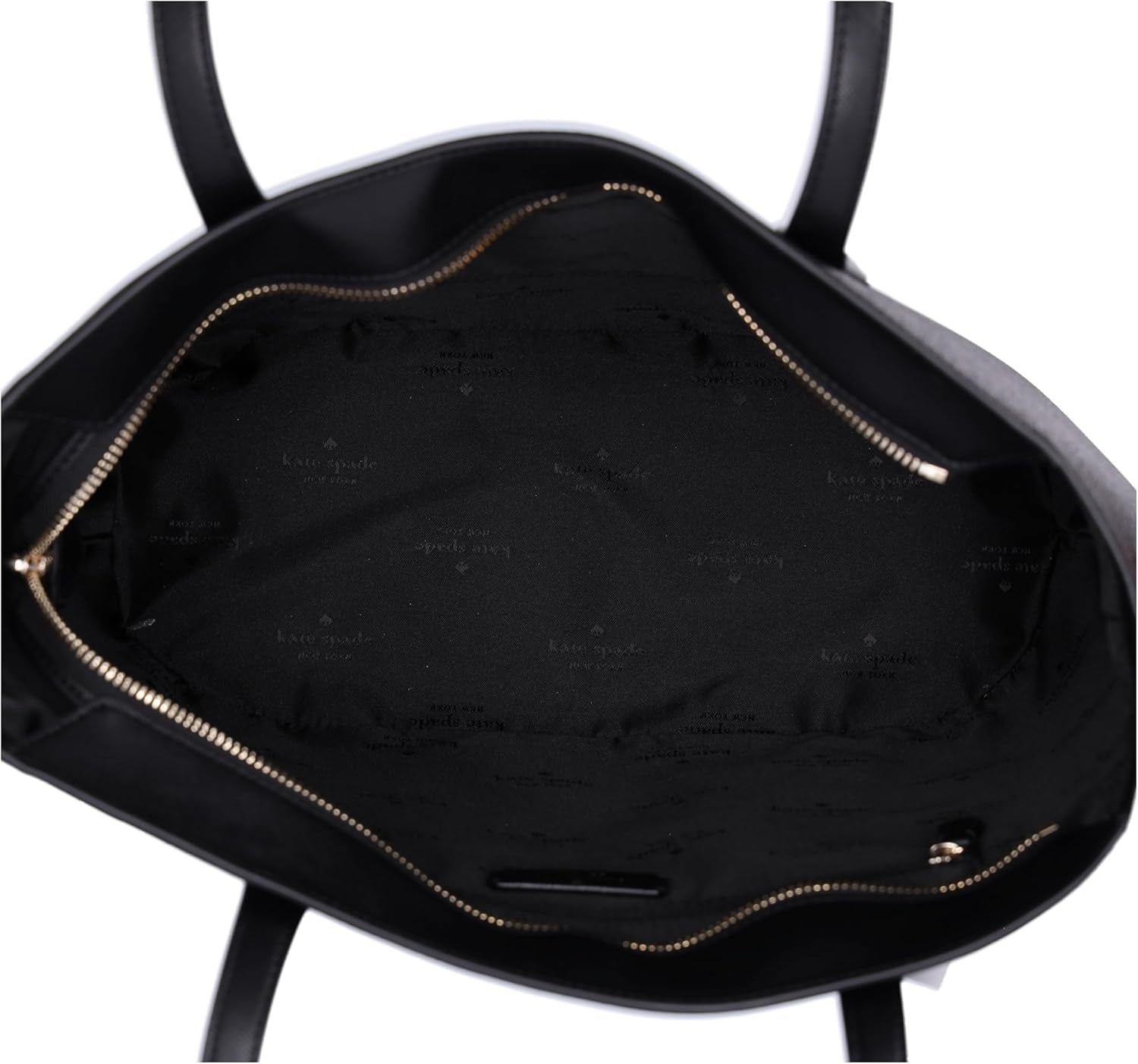 Kate Spade Glimmer Large Top Zip Tote Shoulder Bag Glitter Holiday (Black)