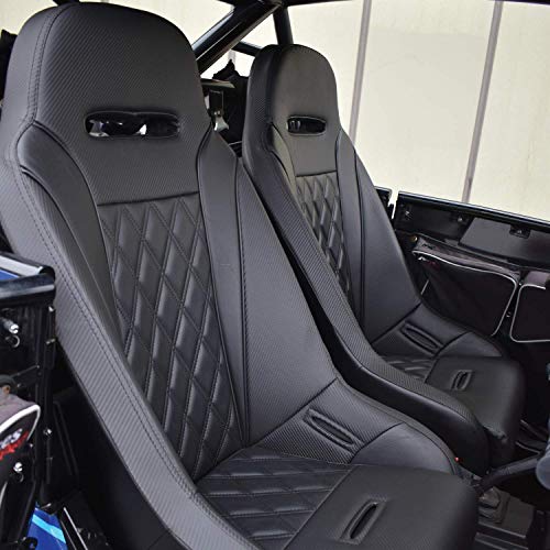 Polaris RZR Suspension Seats ((Apex) Bucket Seat (PAIR), Red)