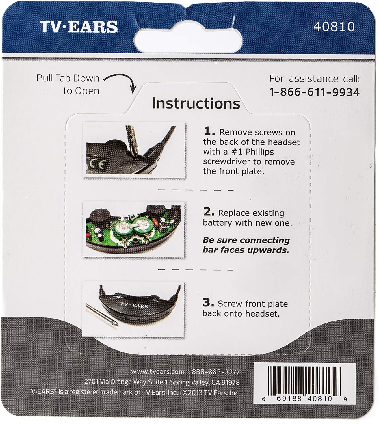 TV Ears Additional Wireless Headset, Replacement headset for TV Ears Original, TV Ears Digital and TV Ears Dual Digital-11621 Pack of 2