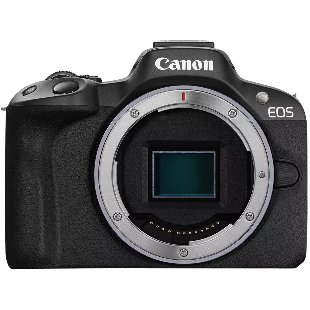 Canon EOS R50 Mirrorless Camera Body with 2 Lens Kit RF-S 18-45mm IS STM and RF-S 55-210mm IS STM 5811C022 Bundle with Deco Gear Photography Bag + Microphone + Tripod + Software & Accessories Kit