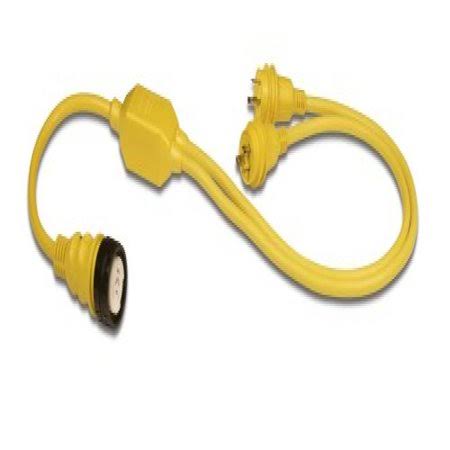 Marinco 167RYN2 Marine Electrical Shore Power Y Adapter (Double 30-Amp 125-Volt Locking Male to 50-Amp 125/250-Volt Locking
