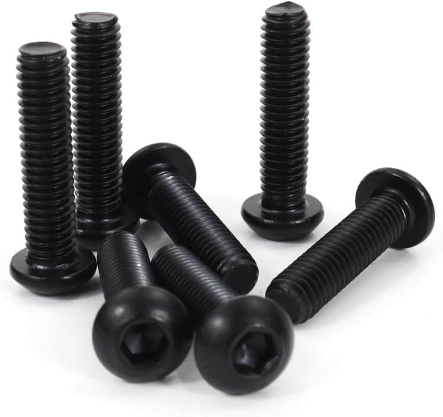 Stainless Steel (Black) Mounting Kits, Fit for YZF R6 2008 2009 2010 2011 2012 2013 2014 2015 2016, Full Sets Fairing Bolts Kits Bodywork Screws, Washers/Nuts/Fastenings/Clips/Grommets