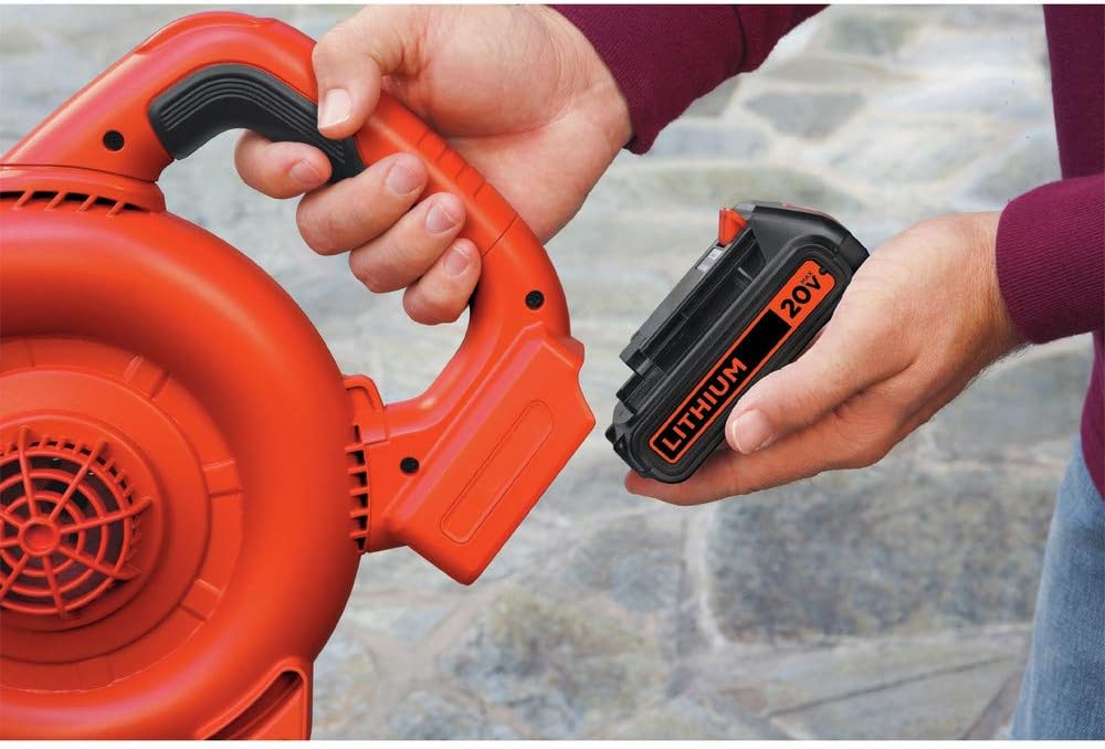 BLACK+DECKER 20V MAX Lithium Battery & Charger (LBXR20CK) Pack of 2