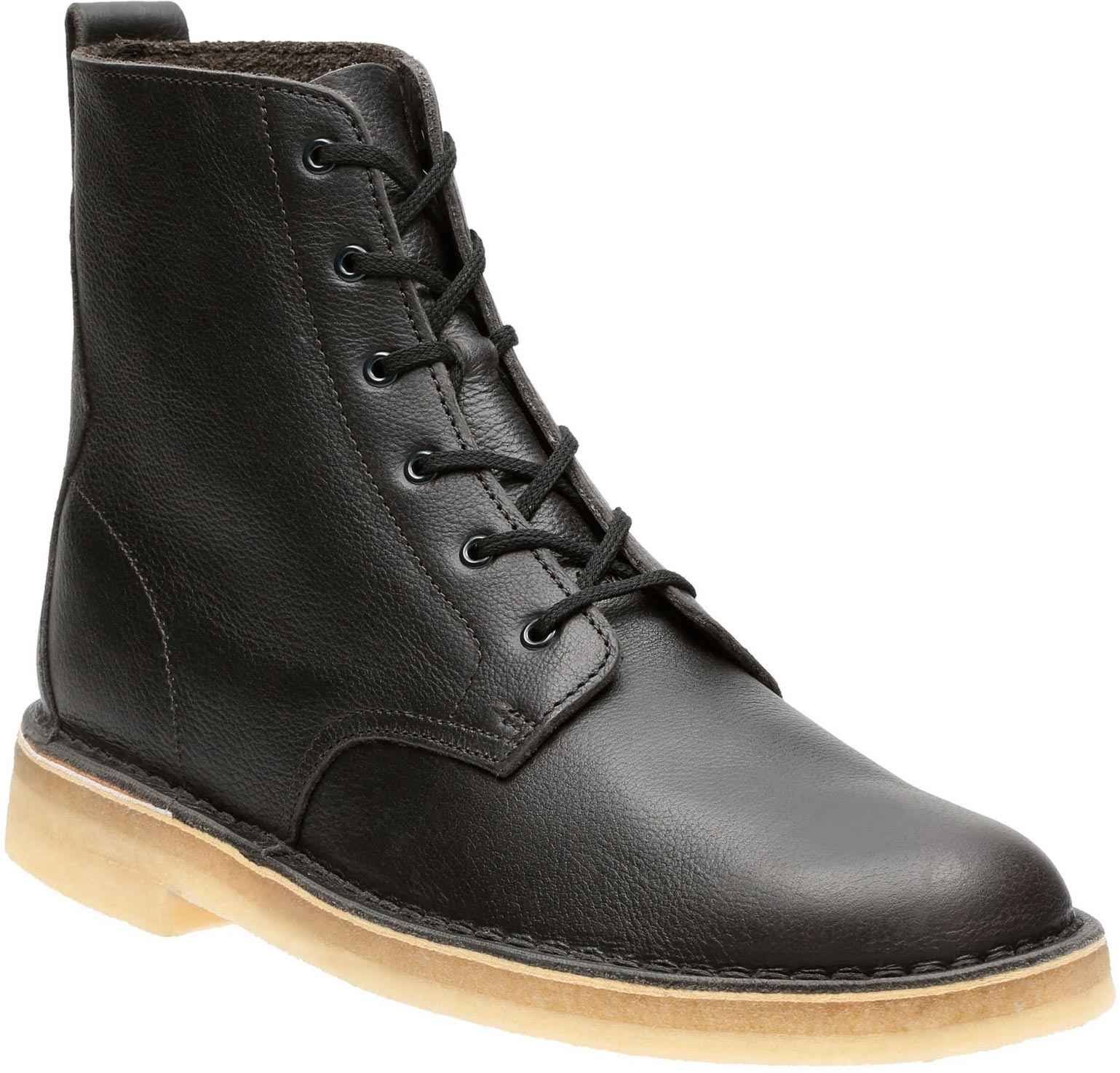 Clarks Desert Mali - Charcoal Leather