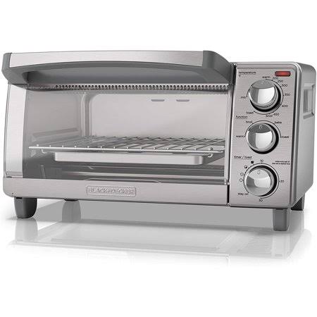 Black+decker 4-Slice Toaster Oven with Natural Convection, Stainless Steel, To1760ss