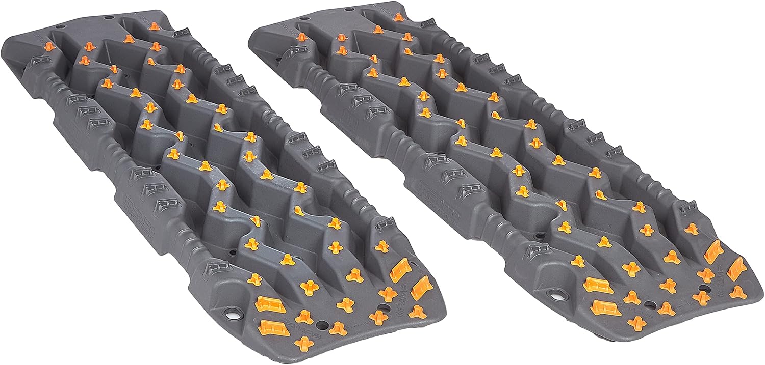 ARB TREDPROMGO Vehicle Recovery Boards Traction Tracks and Extraction Device for Off-Road Mud, Sand, & Snow(Grey/Orange)